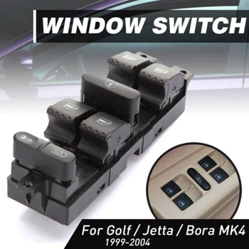 Araba Elektrikli Güç Ana Pencere Anahtarı Parçaları Aksesuarları 1J4959857D Volkswagen Golf Jetta Bora Passat B5 1J4959857B