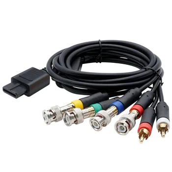 N64 SFC SNES NGC Video Konsolları için RGB / RGBS Kablosu Güçlü Stabiliteye Sahip Kompozit Kablo