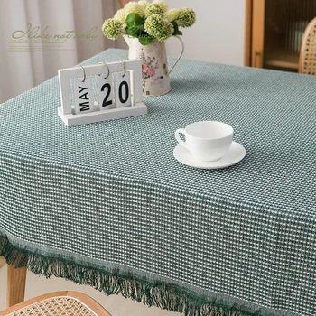 Fransız minimalist modern masa örtüsü su geçirmez sehpa mat İskandinav dikdörtgen yemek masası örtüsü masa örtüsü