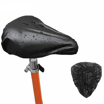 Dayanıklı bisiklet örtüsü Eyer Ve Sepet Siyah Oxford Kumaş Koruma Aracı Yağmur Geçirmez saklama çantası Çoğu Bisiklet Sepetleri