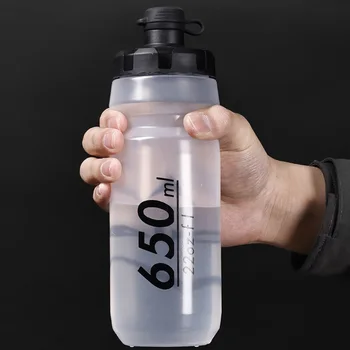 ESLNF Bisiklet Şişe Dağ Bisikleti Su içme şişesi Açık Spor Plastik Taşınabilir Büyük Kapasiteli Bisiklet Su Şişesi